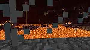 The nether behind glass picture